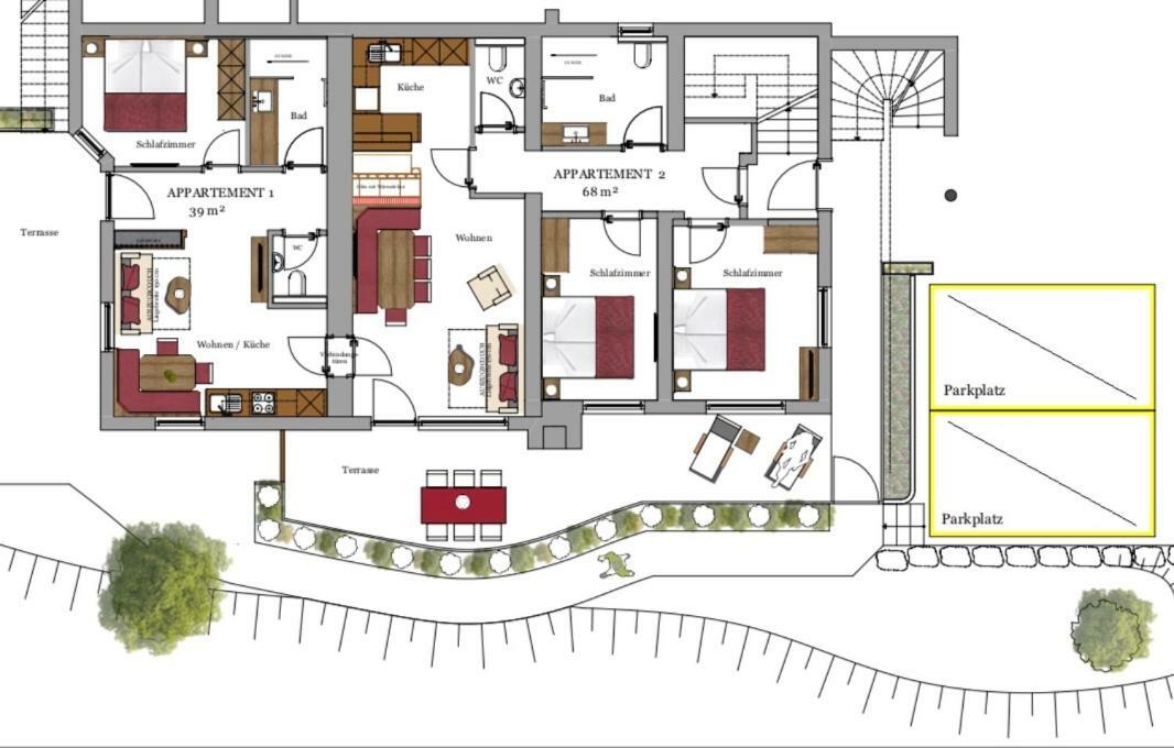 Appartements Rosengarten เซิลล์ ภายนอก รูปภาพ
